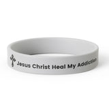 Load image into Gallery viewer, 500PCS Jesus Christ Heal My Addiction Wristbands