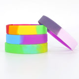 Load image into Gallery viewer, Custom Made Wristbands for Men and Women Blank Colored Silicone for Events Fundraisers Promotions and Awareness