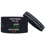 Load image into Gallery viewer, Christian Bible Verse Wristbands