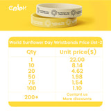 Load image into Gallery viewer, Sunflower Day Commemorative Wristbands-47897