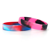 Load image into Gallery viewer, Custom Made Wristbands for Men and Women Blank Colored Silicone for Events Fundraisers Promotions and Awareness