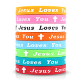 Load image into Gallery viewer, Silicone Christian Wristbands-44