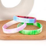 Load image into Gallery viewer, Custom Rubber Embossed Wristbands