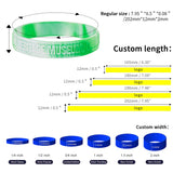 Load image into Gallery viewer, Custom Embossed Silicone Wristbands Bulk Personalized Perfect for Party Events Gifts Halloween Christmas Motivation