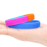 Load image into Gallery viewer, Custom Rubber Embossed Wristbands