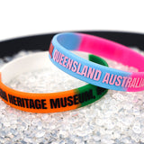 Cargar imagen en el visor de la galería, Custom Silicone Embossed Printed Wristbands