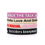 Cargar imagen en el visor de la galería, Custom Silicone Embossed Printed Wristbands