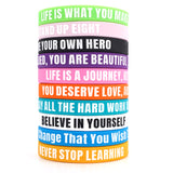 Load image into Gallery viewer, Motivational Silicon Wristbands-5663