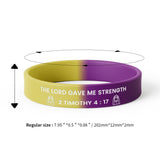 Load image into Gallery viewer, Christian Bible Verses Silicone Bracelets-97