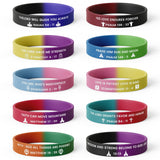 Load image into Gallery viewer, Christian Bible Verses Silicone Bracelets-64