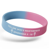 Load image into Gallery viewer, Christian Bible Verses Silicone Bracelets-874