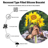 Load image into Gallery viewer, Customised-Sunflower-Wristbands--6464