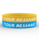 Load image into Gallery viewer, Custom Silicone Wristbands Wholesale