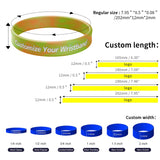 Load image into Gallery viewer, Debossed ink injected silicone wristbands-647