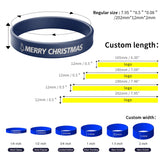 Load image into Gallery viewer, Christmas Wristbands Rubber Solid -1