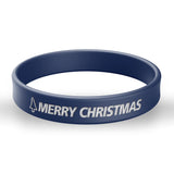 Load image into Gallery viewer, Christmas Wristbands Rubber Solid 