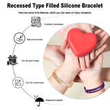 Load image into Gallery viewer, Silicon Fundraising Wristband-2