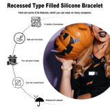 Load image into Gallery viewer, Halloween Wristbands Silicone-85