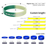 Load image into Gallery viewer, Custom Military Wristbands Classic Silicone-1