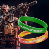 Load image into Gallery viewer, Custom Military Wristbands Silicone