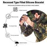 Load image into Gallery viewer, Military Band Wristbands Rubber-5454