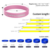 Load image into Gallery viewer, silicone cancer awareness bracelet-38