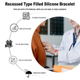 Load image into Gallery viewer, Cancer Wristband Silicone for Women