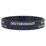 Load image into Gallery viewer, Christian Bible Verse Wristbands for Men-3